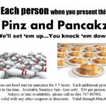 Pinz and Pancakz $2 off